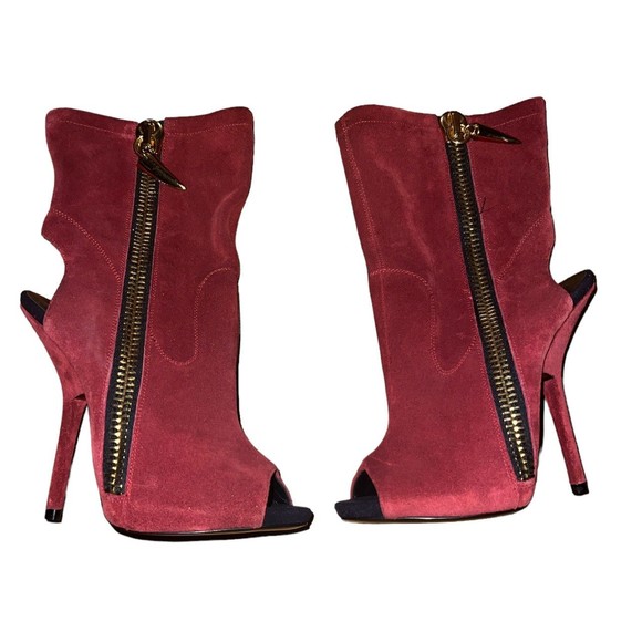 Preowned Giuseppe Zanotti Open Toe Booties